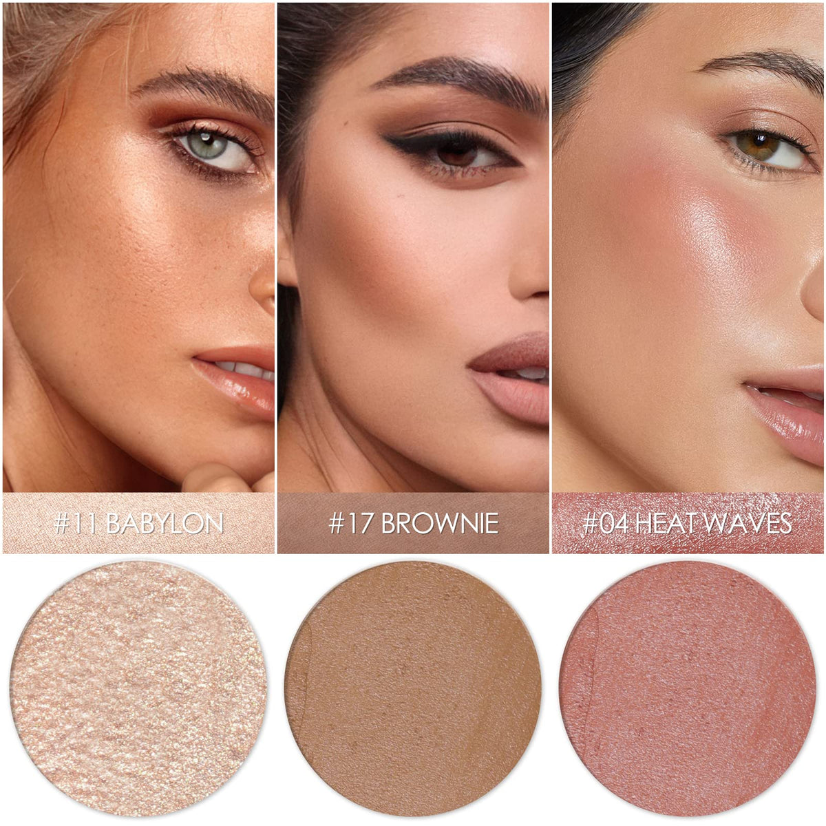 Application du contour stick sur le visage