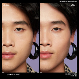 Application du contouring avec le Wonder Stick sur le visage