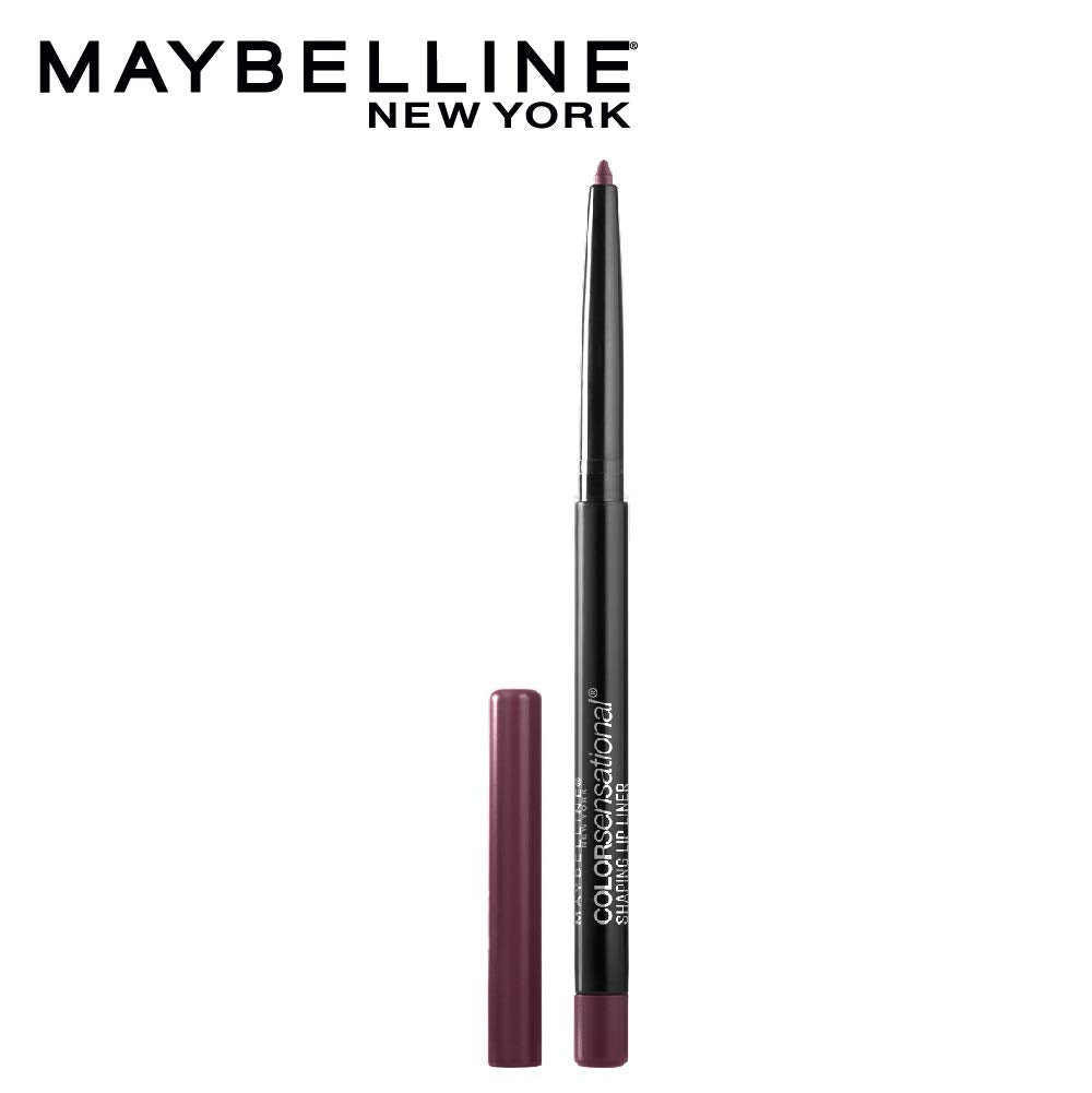 Application du crayon à lèvres MAYBELLINE Rich Wine sur les lèvres