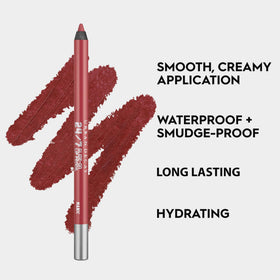 Application du crayon à lèvres URBAN DECAY Manic sur les lèvres