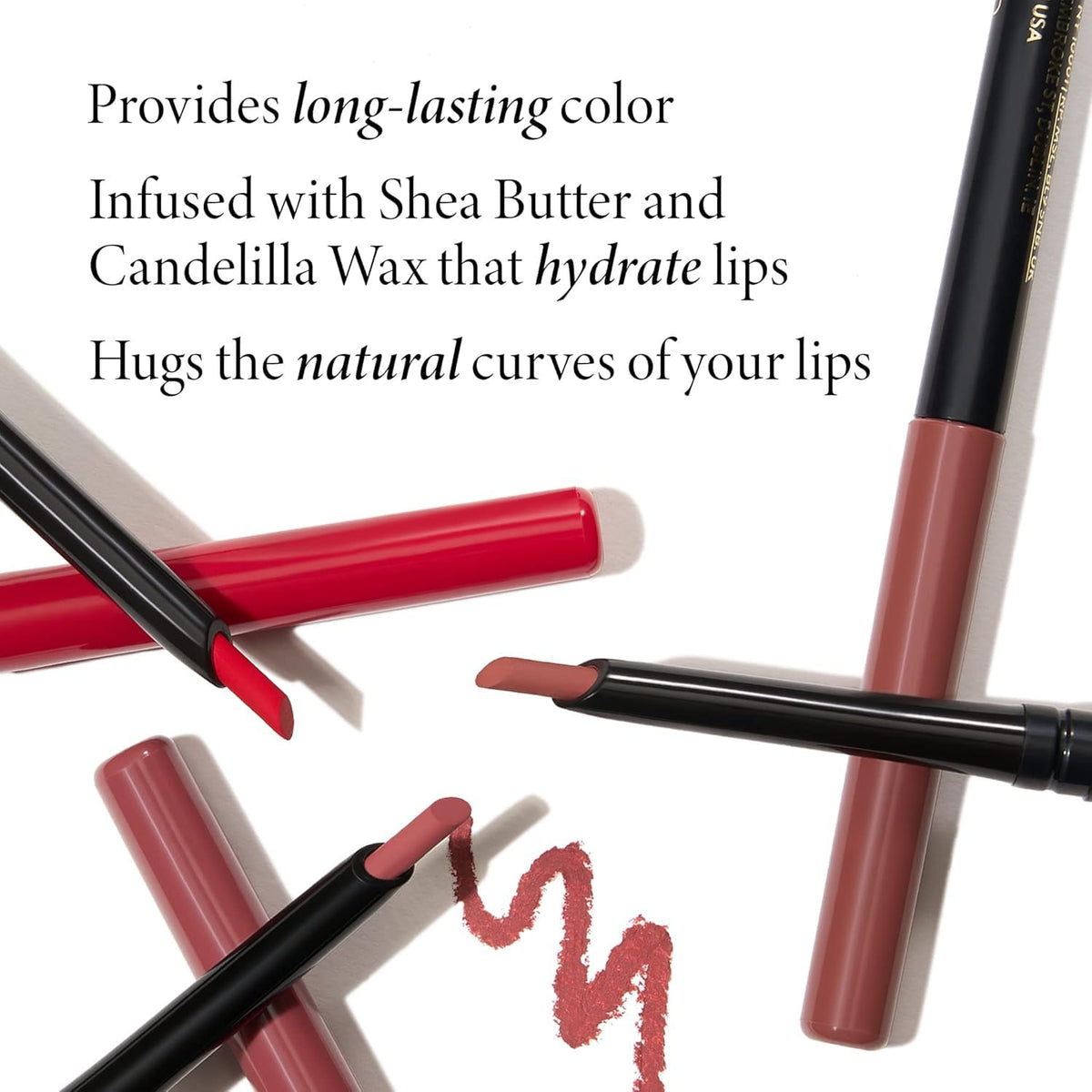 Application du Crayon à Lèvres Waterproof LAURA GELLER NEW YORK sur les lèvres