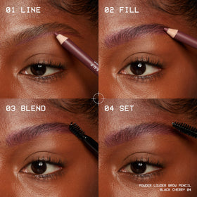 Application du crayon à sourcils NYX avec brosse