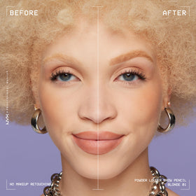 Application du crayon à sourcils sur un modèle