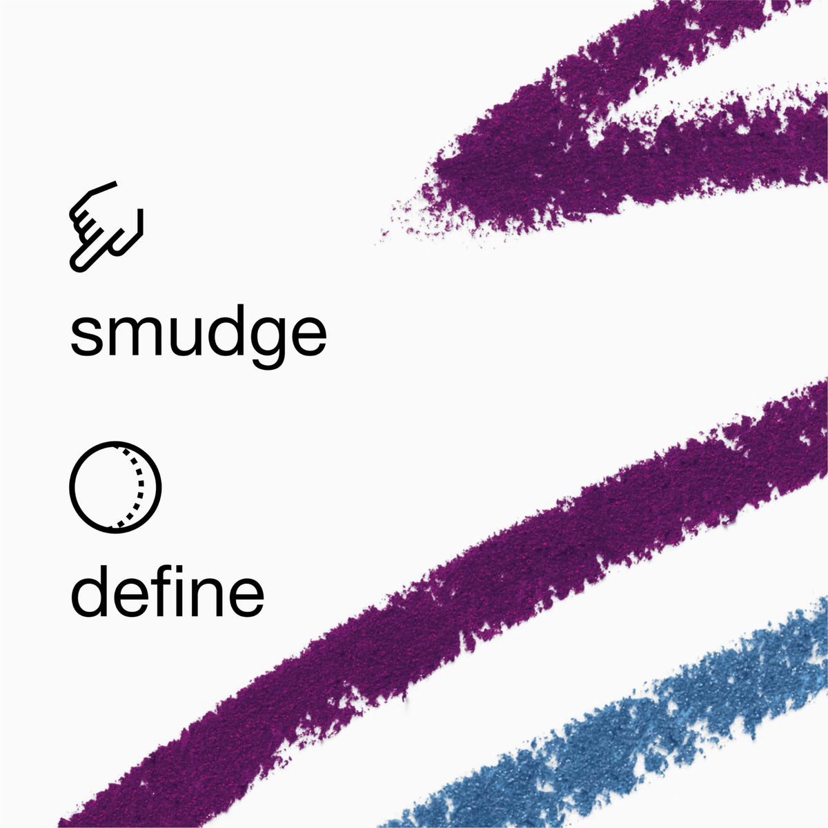 Application du crayon eyeliner Clinique Quickliner sur un œil