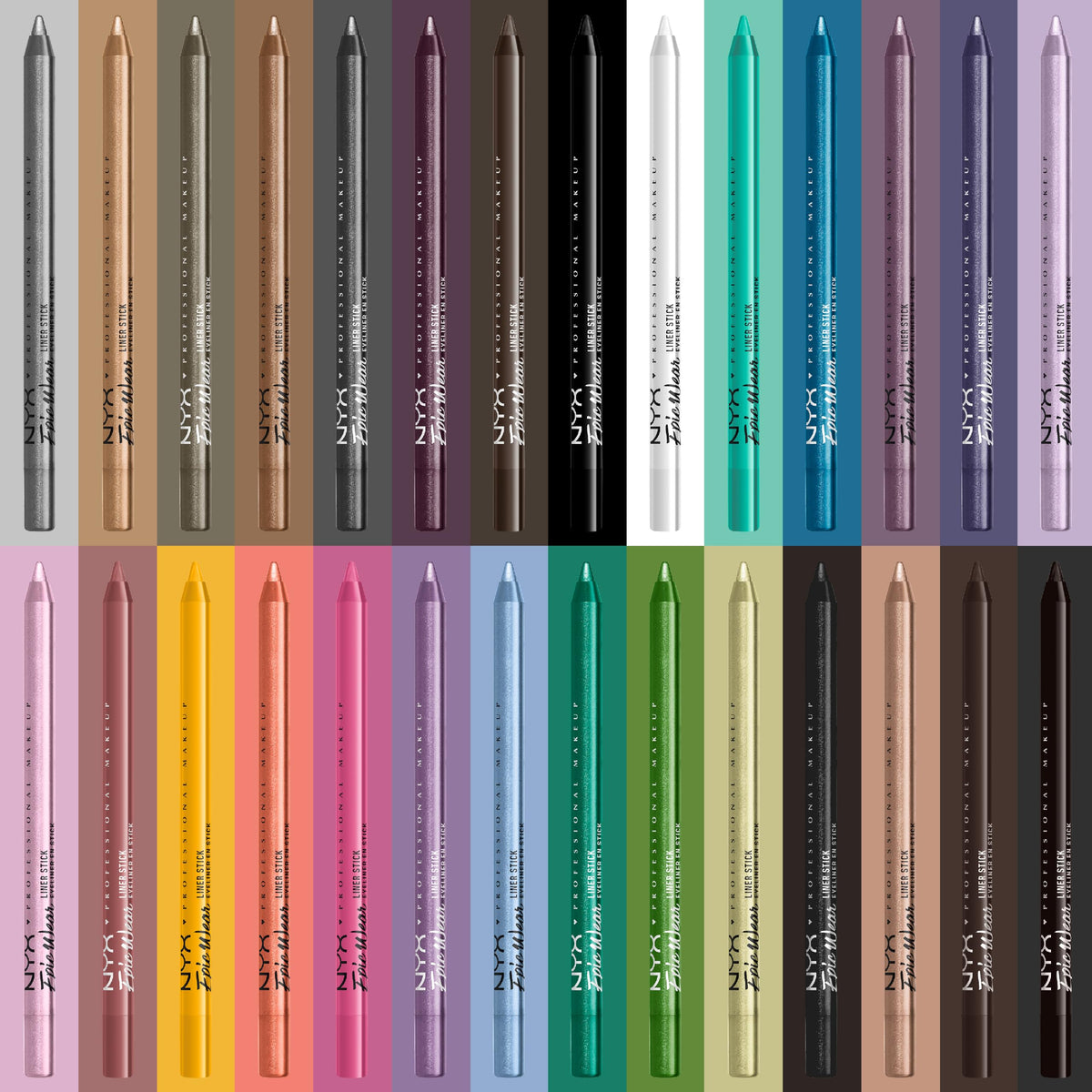 Application du crayon eyeliner NYX Epic Wear sur la paupière