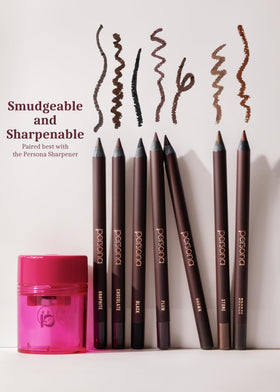 Application du crayon eyeliner PERSONA sur l'œil