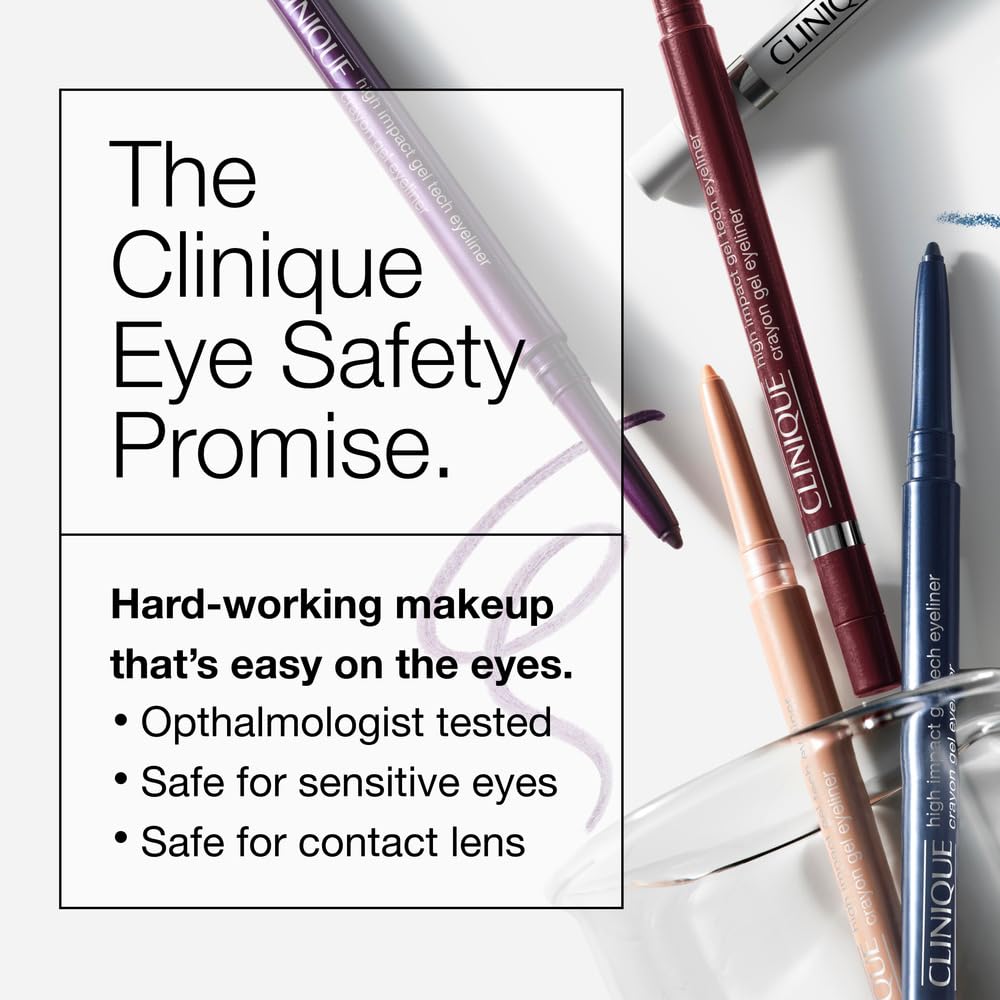 Application du crayon gel eyeliner Clinique sur la main