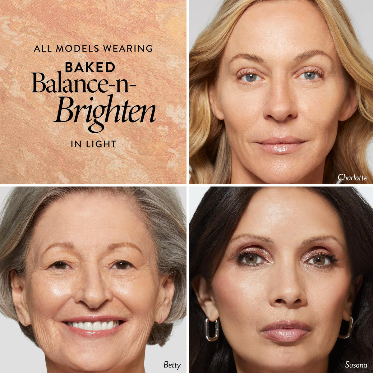 Application du fond de teint Baked Balance-n-Brighten sur une peau