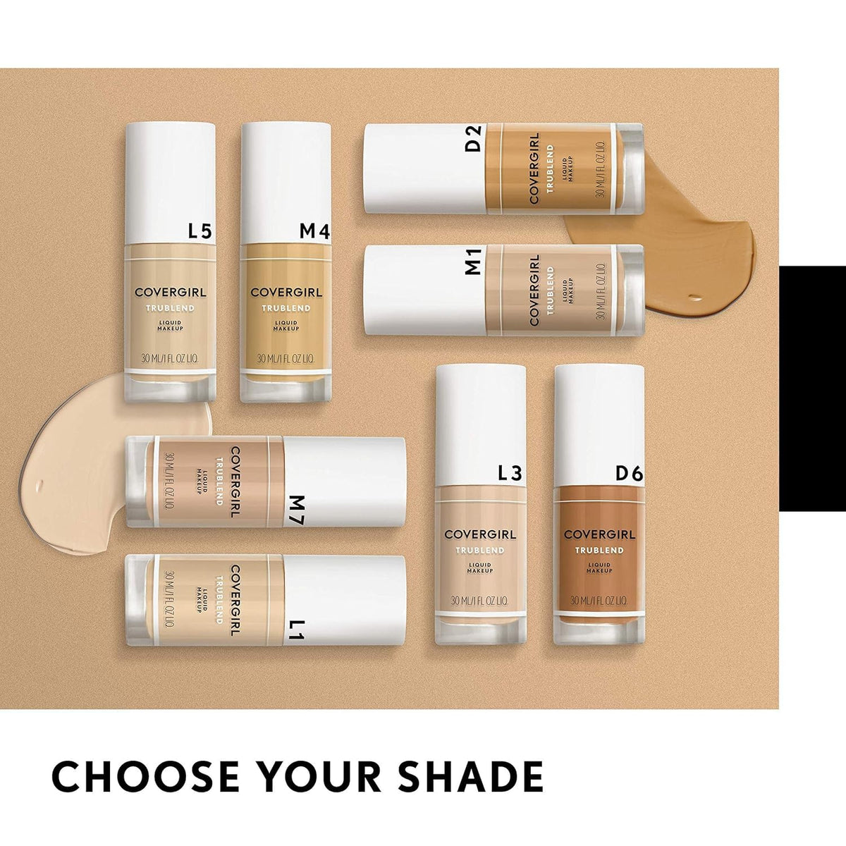 Application du fond de teint COVERGIRL truBlend sur le visage