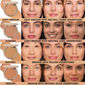 Application du fond de teint No Makeup Makeup sur le visage