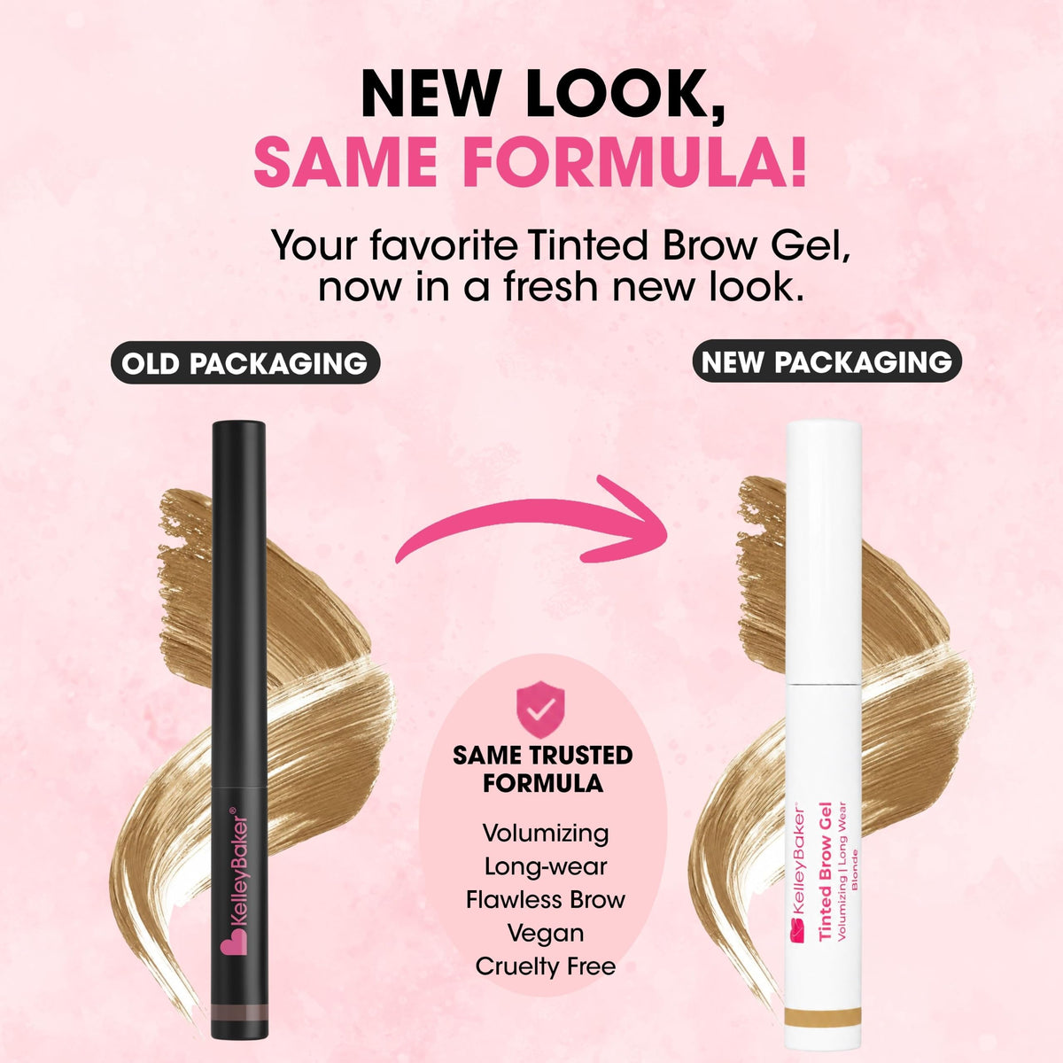 Application du gel à sourcils teinté sur des sourcils