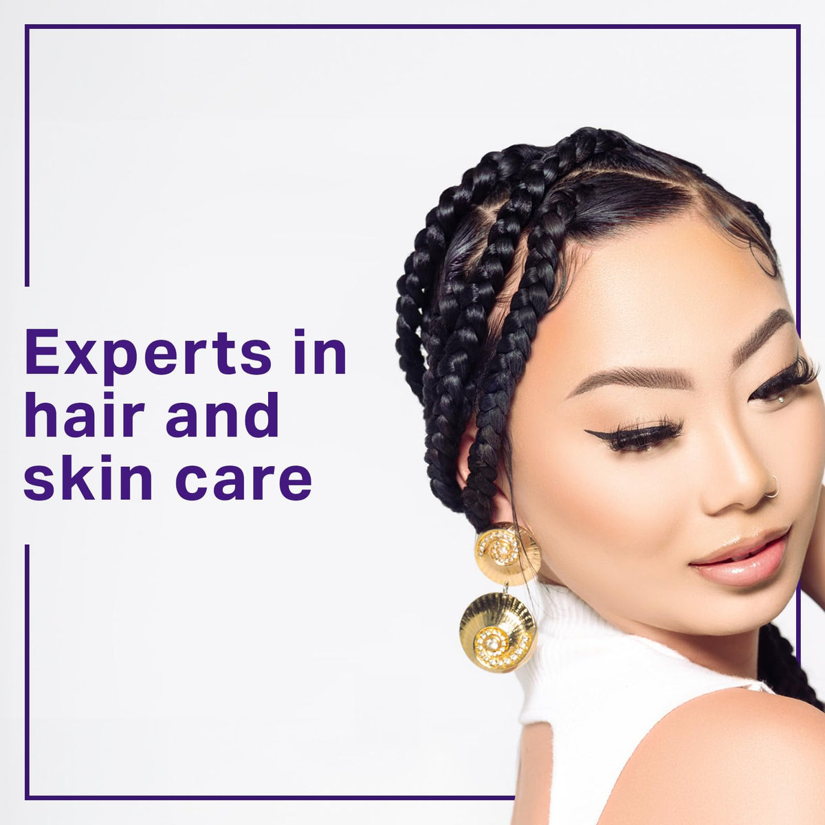 Application du gel AmPro Shine-n-Jam sur cheveux