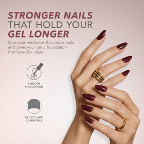 Application du Gel Base en Caoutchouc KIARA SKY sur les ongles
