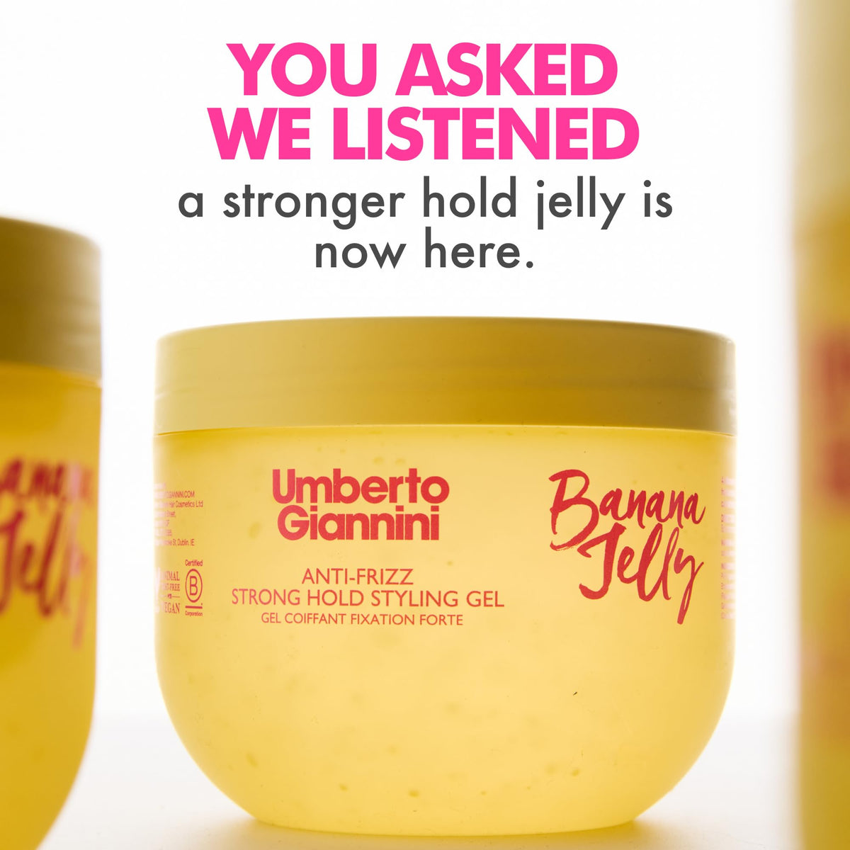 Application du Gel Coiffant Banana Jelly sur cheveux humides