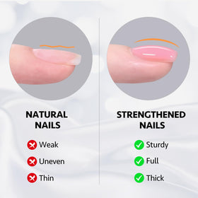 Application du gel constructeur GAOY sur un ongle