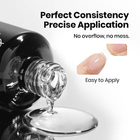 application du gel de colle pour ongles beetles
