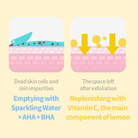 Application du Gel Peeling Citron Secret Key sur le visage