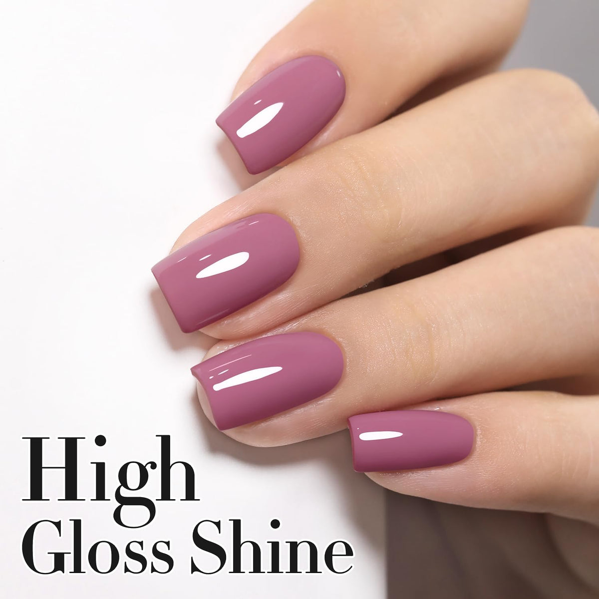 Application du gel polish Double Rhythm sur les ongles