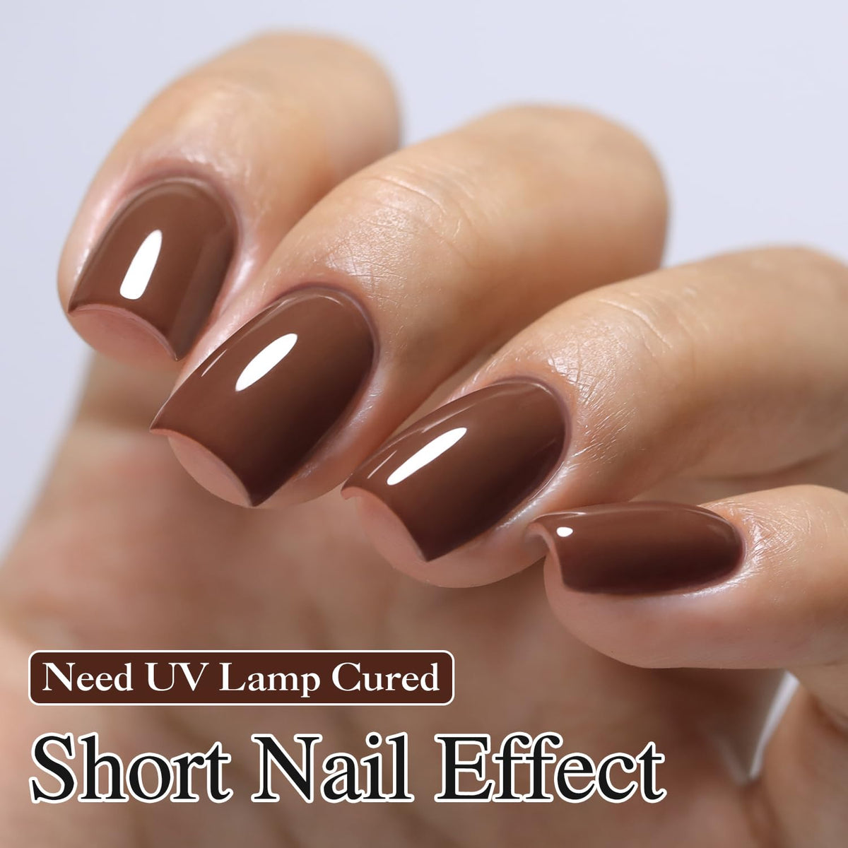 Application du gel polish Double Rhythm sur ongle