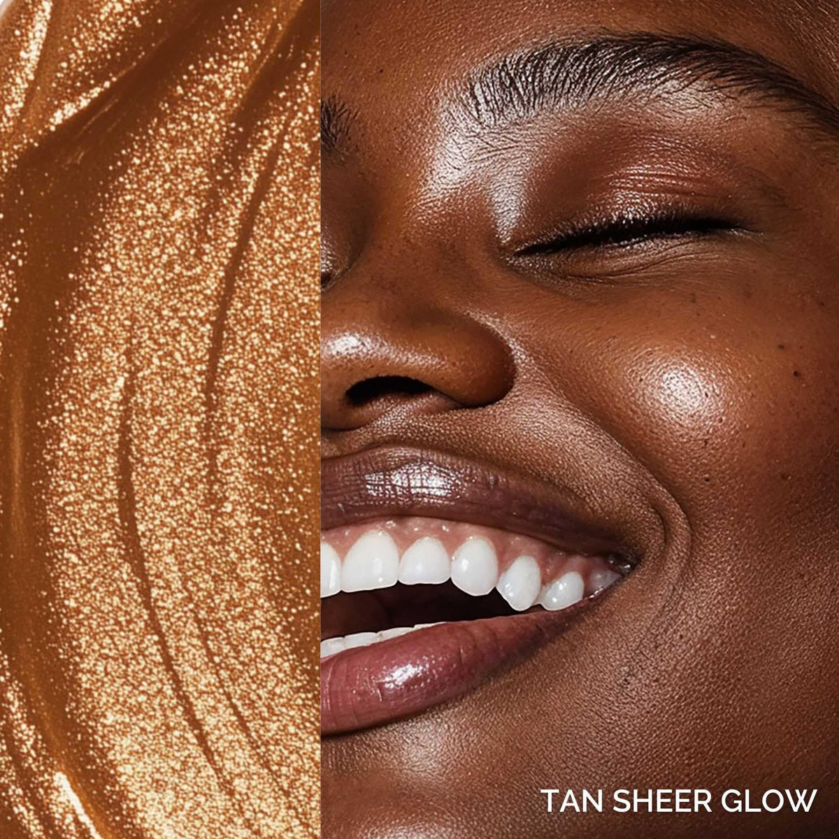 Application du Glow support sur la peau