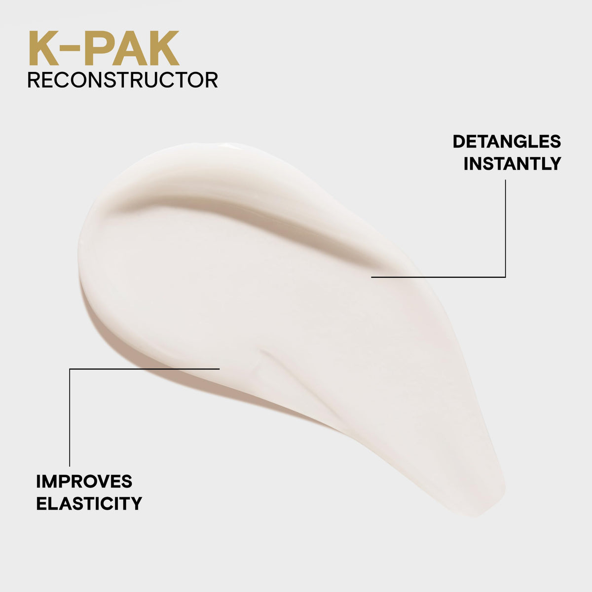 Application du Joico K-PAK Reconstructor sur des cheveux abîmés
