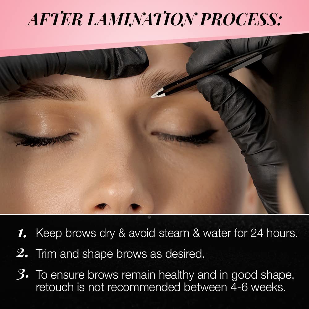 Application du Kit de Lamination des Sourcils Ardell sur des sourcils