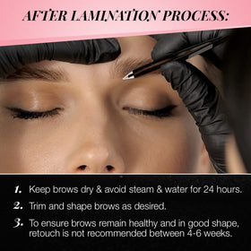 Application du Kit de Lamination des Sourcils Ardell sur des sourcils