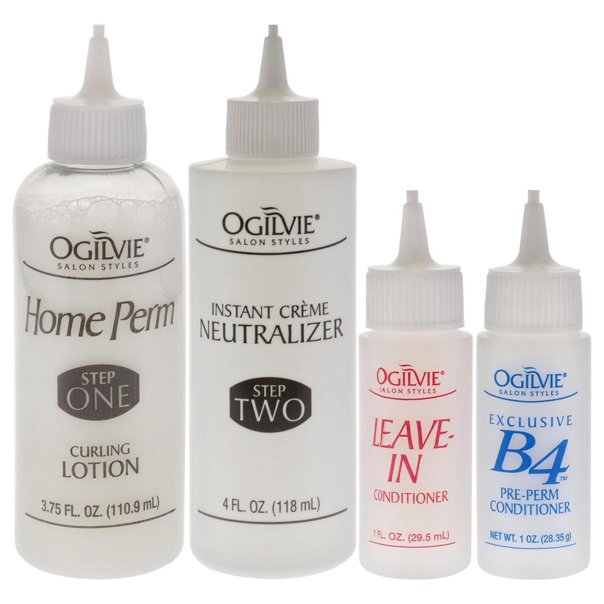 Application du kit de permanente sur cheveux