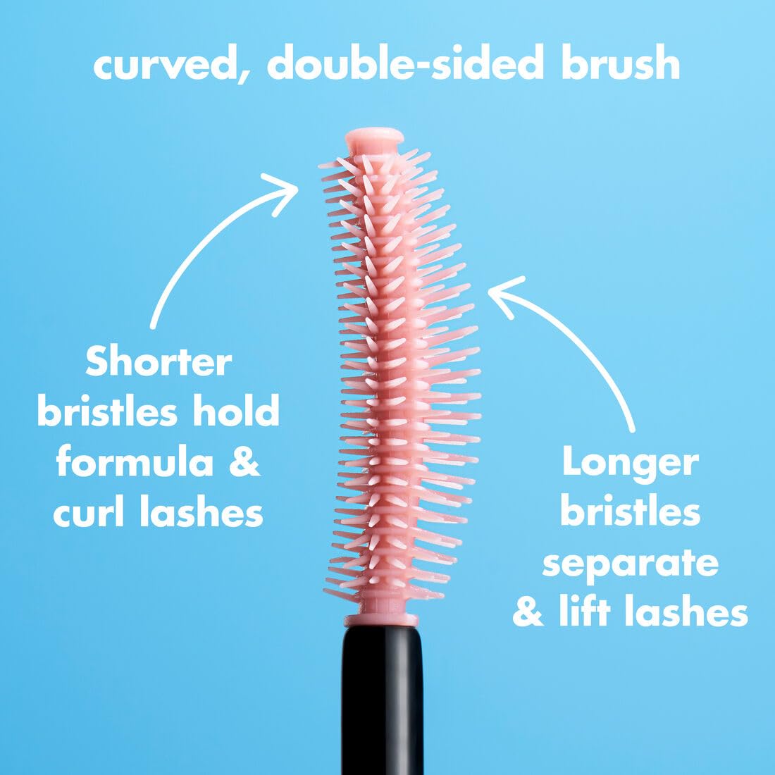 Application du mascara e.l.f. Lash 'N Roll sur des cils