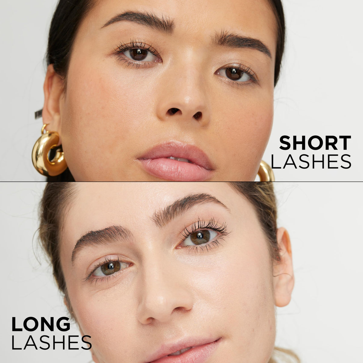 Application du mascara L'Oreal Paris sur des cils