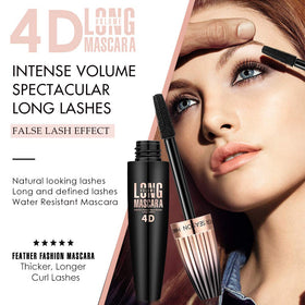 Application du mascara Mcukv sur des cils longs et volumineux