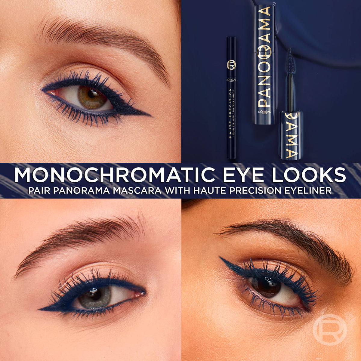 Application du mascara sur des cils