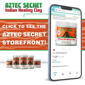 Application du masque Aztec Secret sur le visage