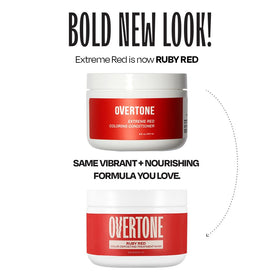 Application du masque oVertone sur des cheveux longs