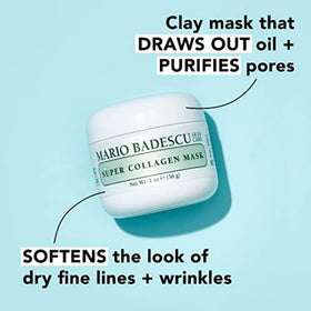 Application du Masque Super Collagène sur le visage
