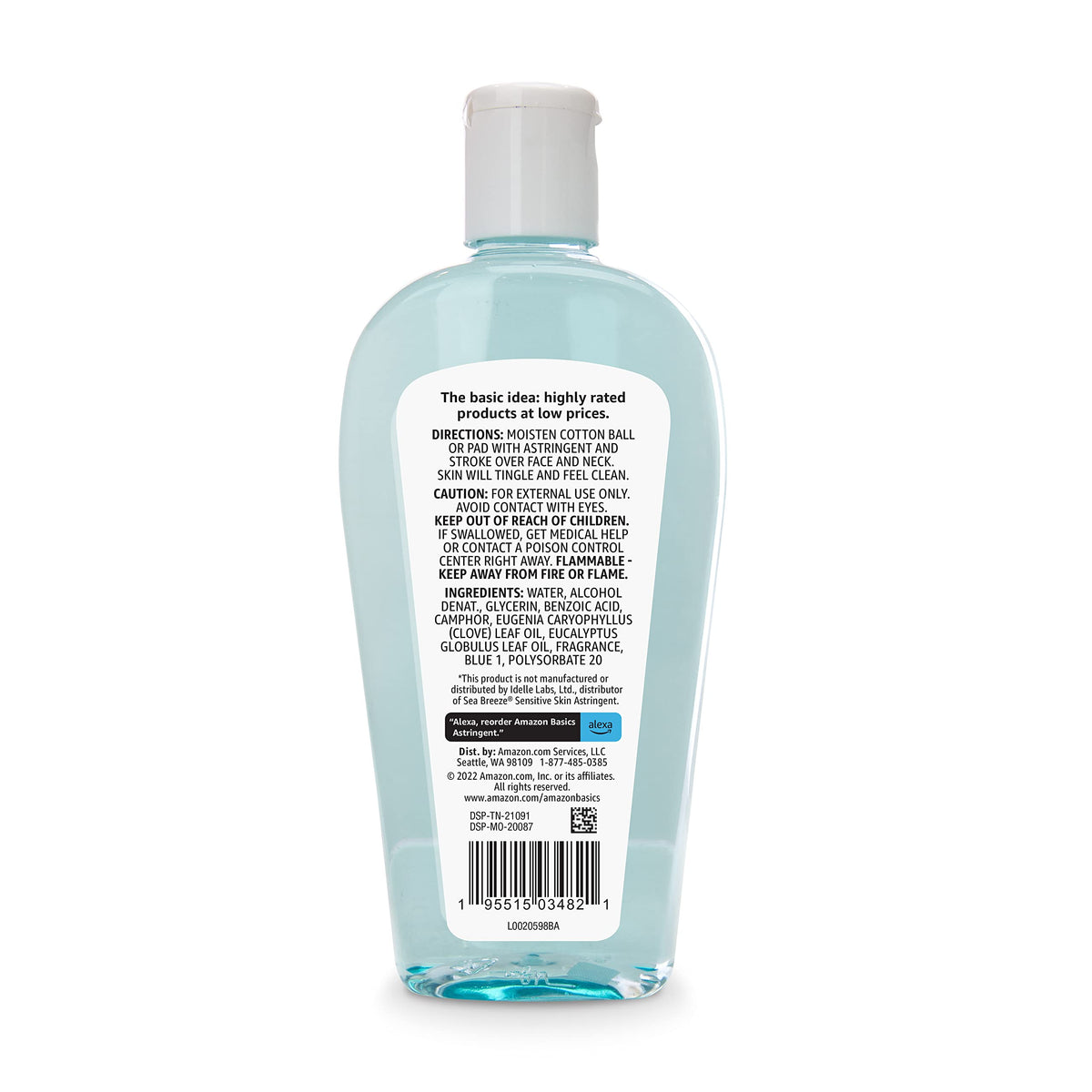 Application du nettoyant astringent Original sur un coton