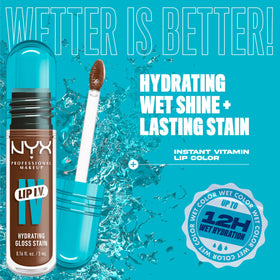 Application du NYX Lip IV sur les lèvres