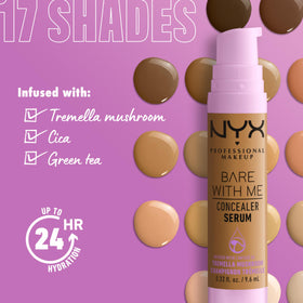 Application du Sérum Concealer NYX sur le visage