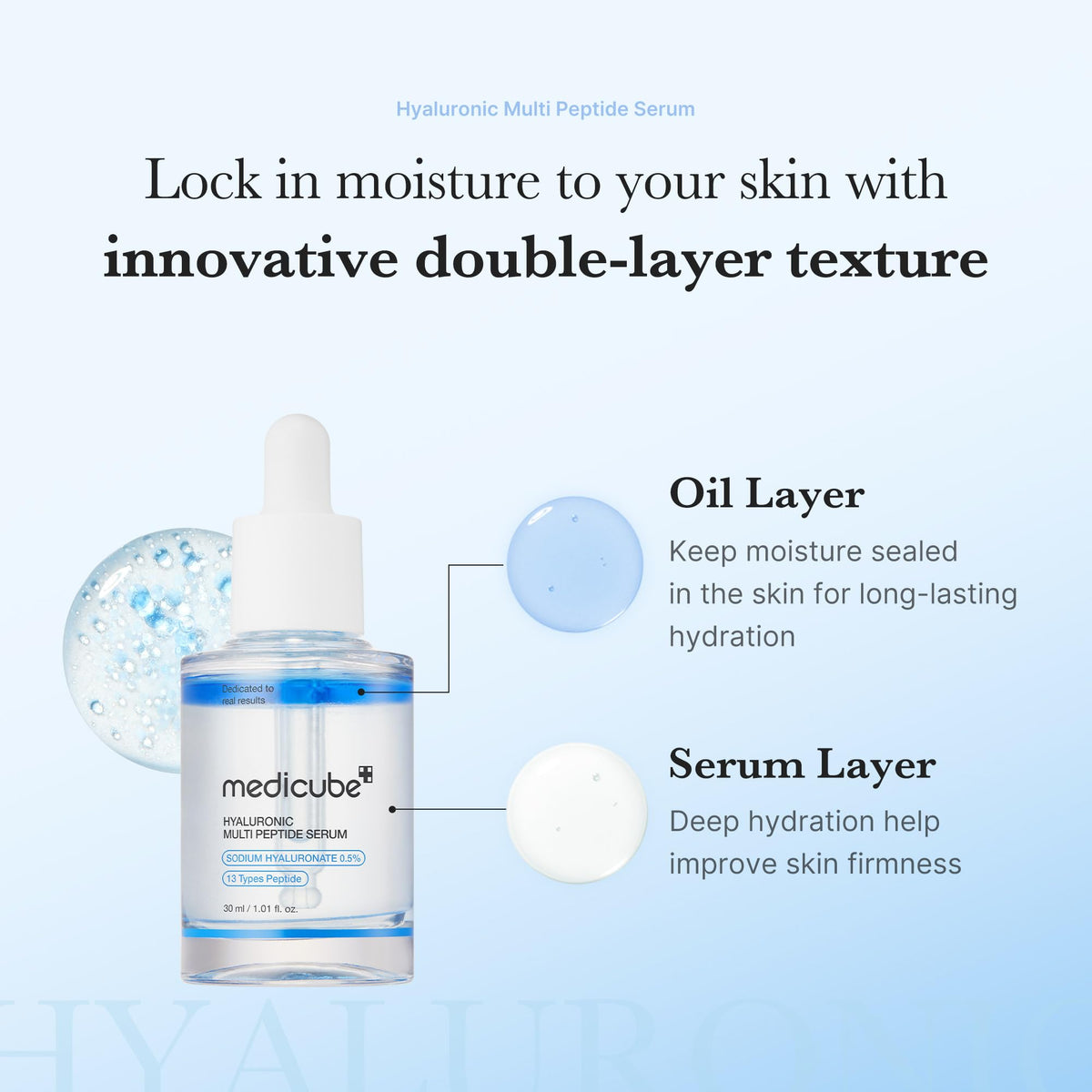 Application du sérum PDRN Multi Peptide medicube sur le visage