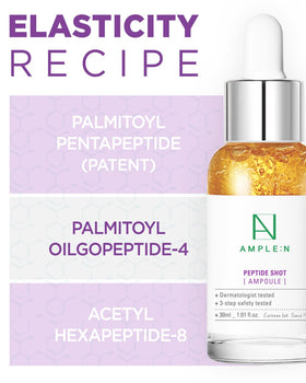 Application du sérum Peptide Shot 2X sur le visage
