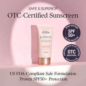 Application du sérum solaire Waterfull Tone-Up sur le visage