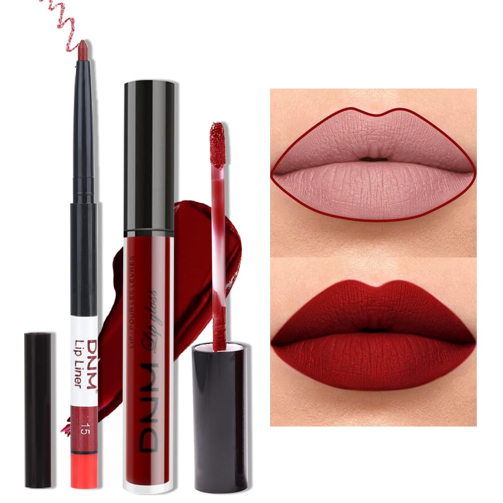 Application du set de maquillage lèvres evpct sur les lèvres