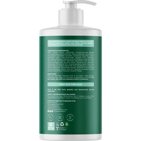 Application du shampooing sur des cheveux fins