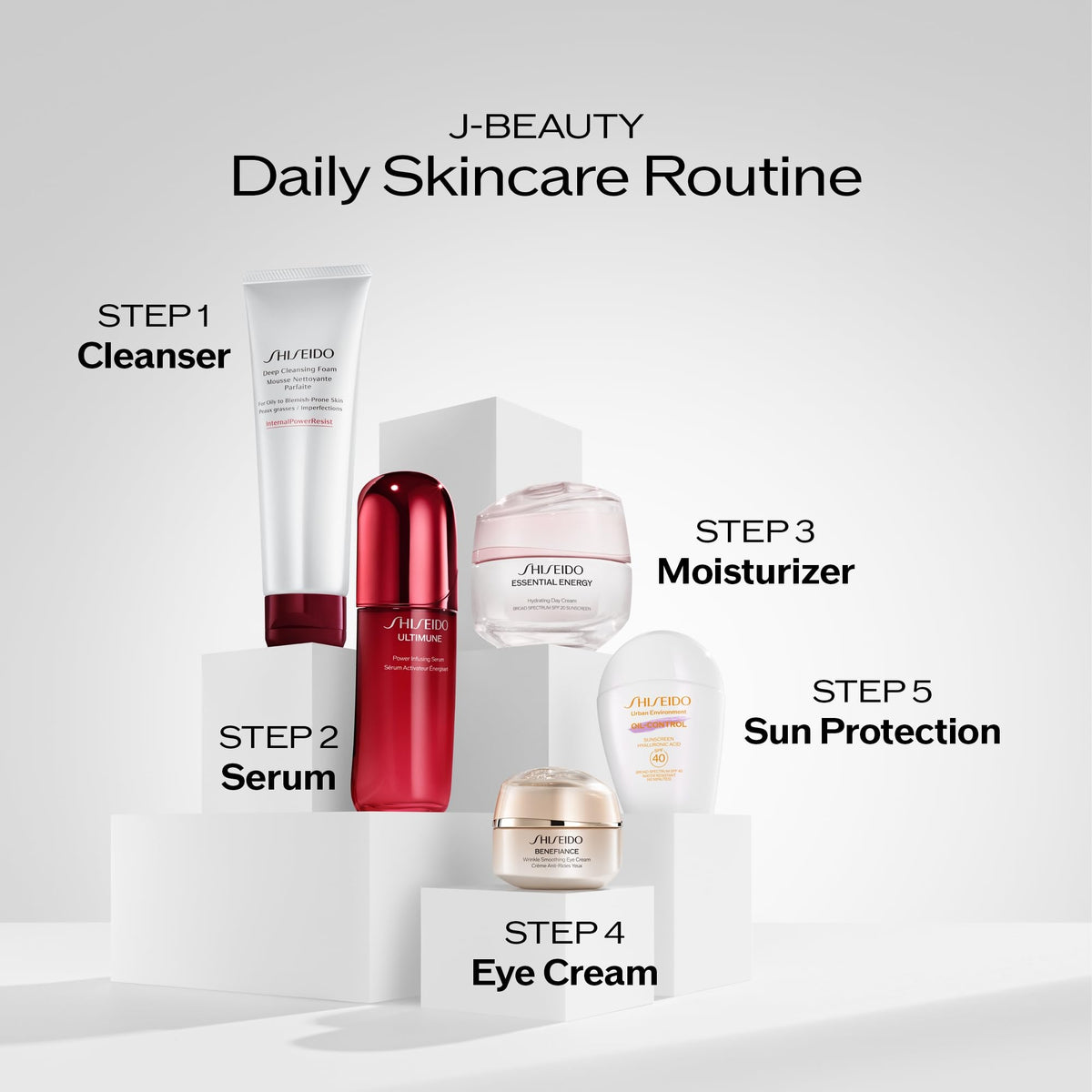 Application du Shiseido Deep Cleansing Foam sur le visage