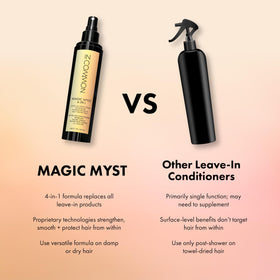 Application du spray IN COMMON sur des cheveux humides