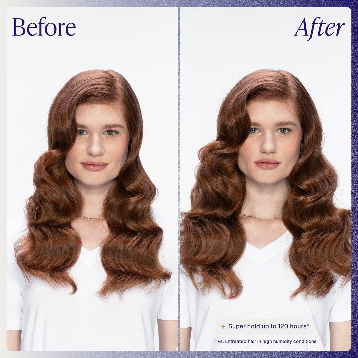 Application du spray Kenra Volume 25 sur des cheveux