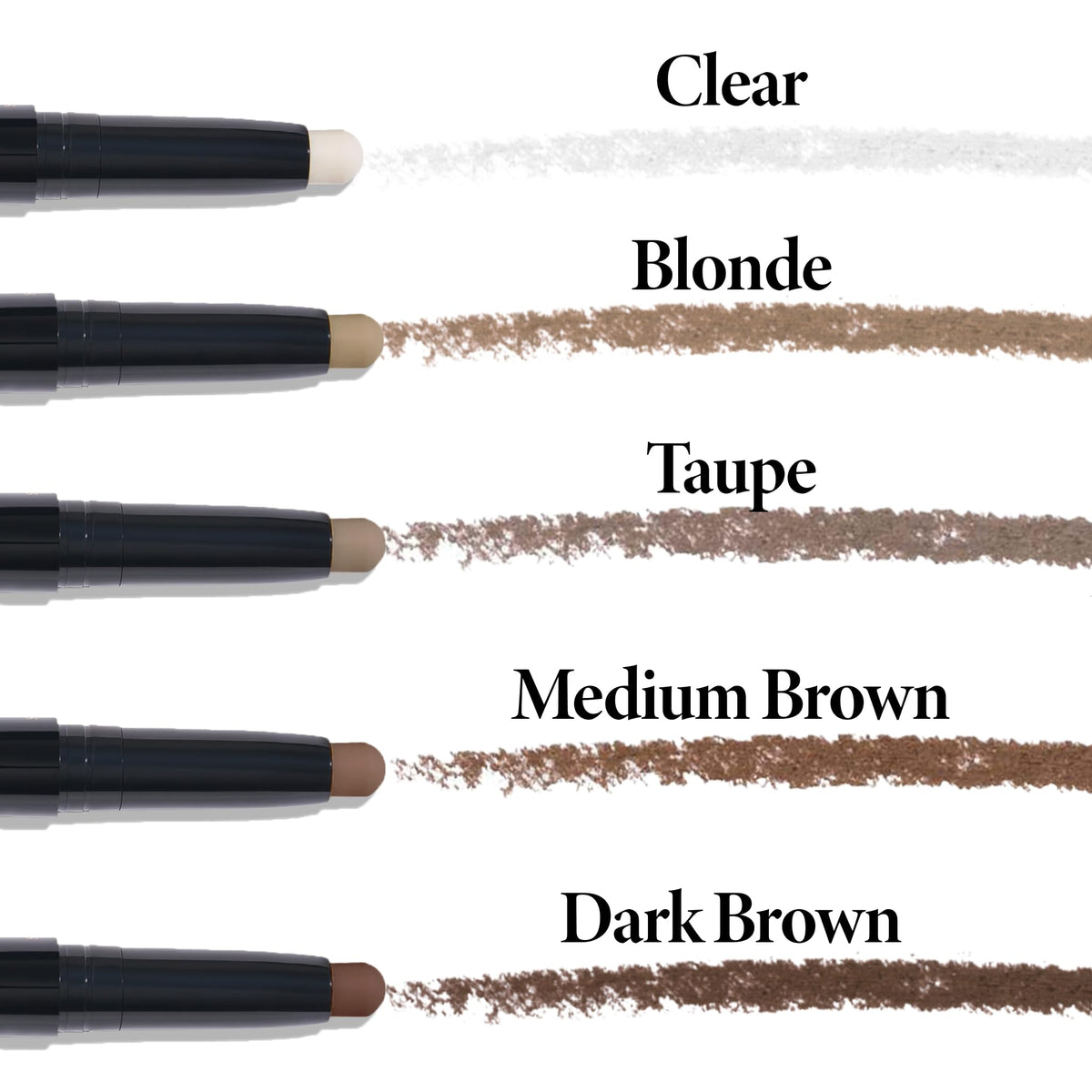 Application du Stick à sourcils Define-n-Tame sur un sourcil.