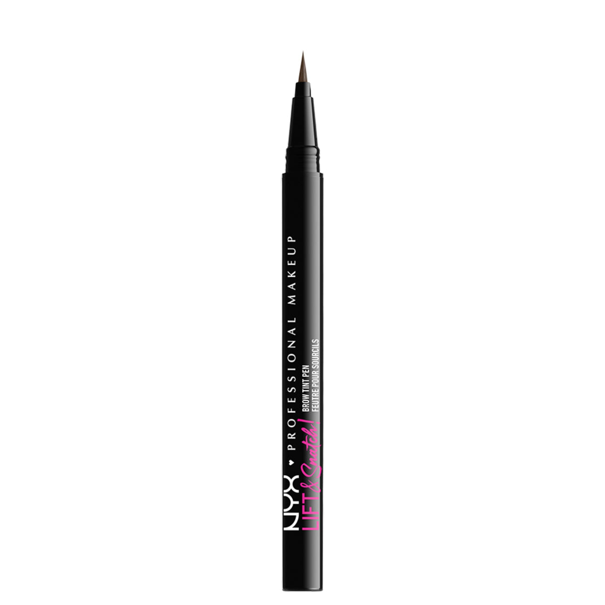 Application du stylo teinté NYX sur les sourcils
