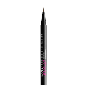 Application du stylo teinté NYX sur les sourcils