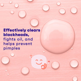 Application du tonique Clean & Clear sur un coton
